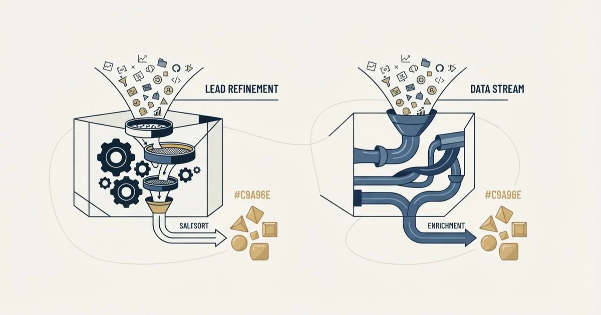 Editorial illustration for Lead411 vs Wiza