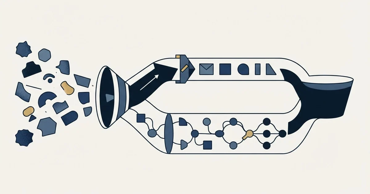 Editorial illustration for Leadfwd vs Meet Alfred