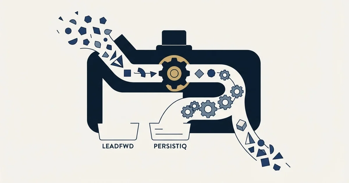 Editorial illustration for Leadfwd vs PersistIQ