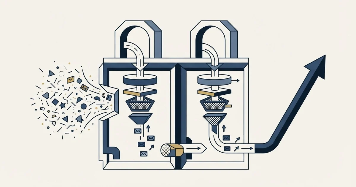 Editorial illustration for Leadfwd vs ReachInbox