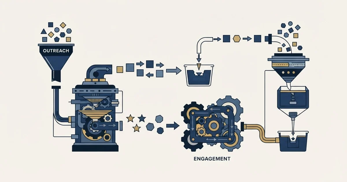 Editorial illustration for Leadfwd vs SalesRobot