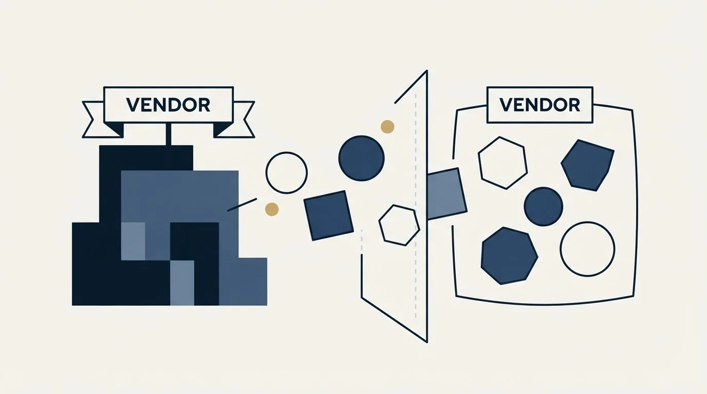 Section illustration: The results on the pricing page belong to the vendor
