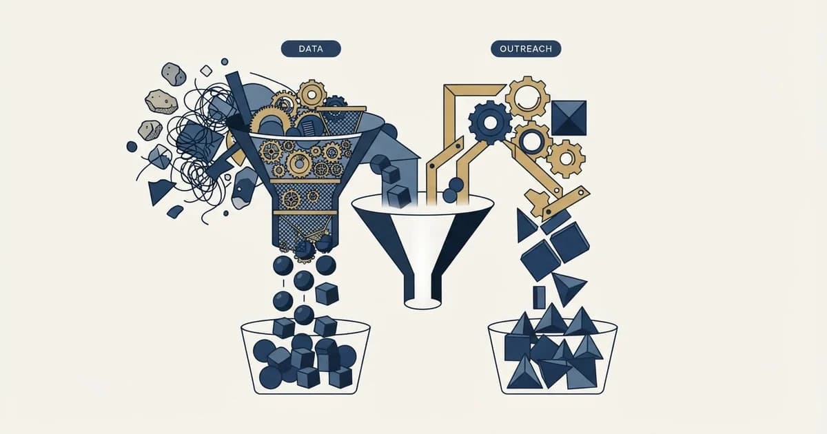 Editorial illustration for LeadIQ vs Regie.ai