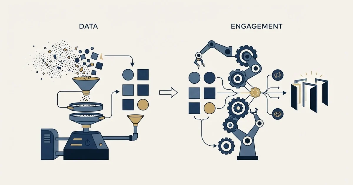 Editorial illustration for LeadIQ vs SalesRobot