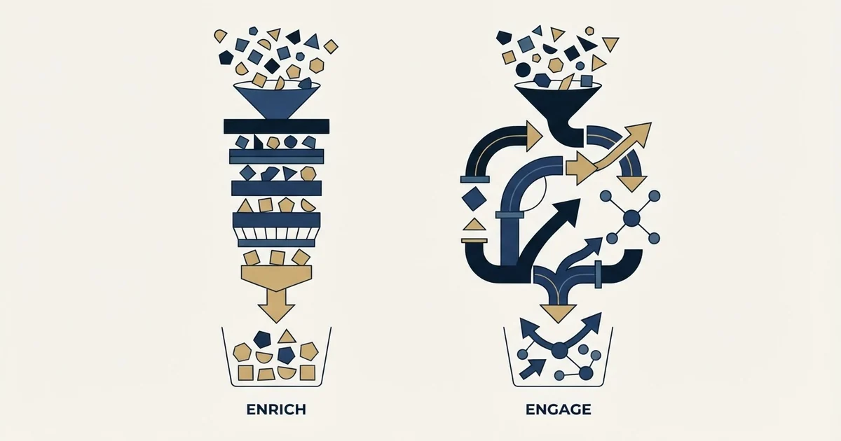 Editorial illustration for LeadIQ vs Zeekeo