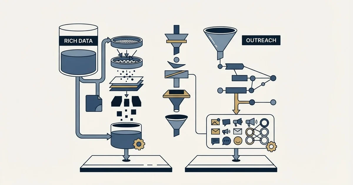 Editorial illustration for LeadMagic vs Overloop AI