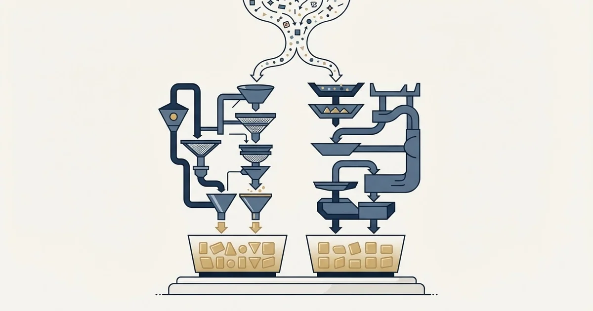 Editorial illustration for LeadMagic vs SignalHire