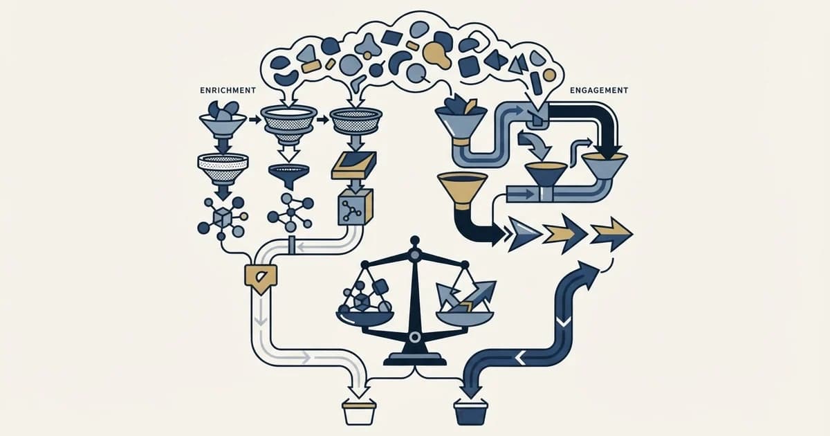 Editorial illustration for LeadMagic vs Skylead
