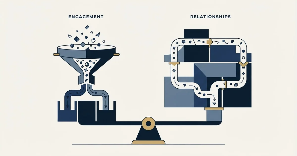 Editorial illustration for Leadspicker vs Less Annoying CRM