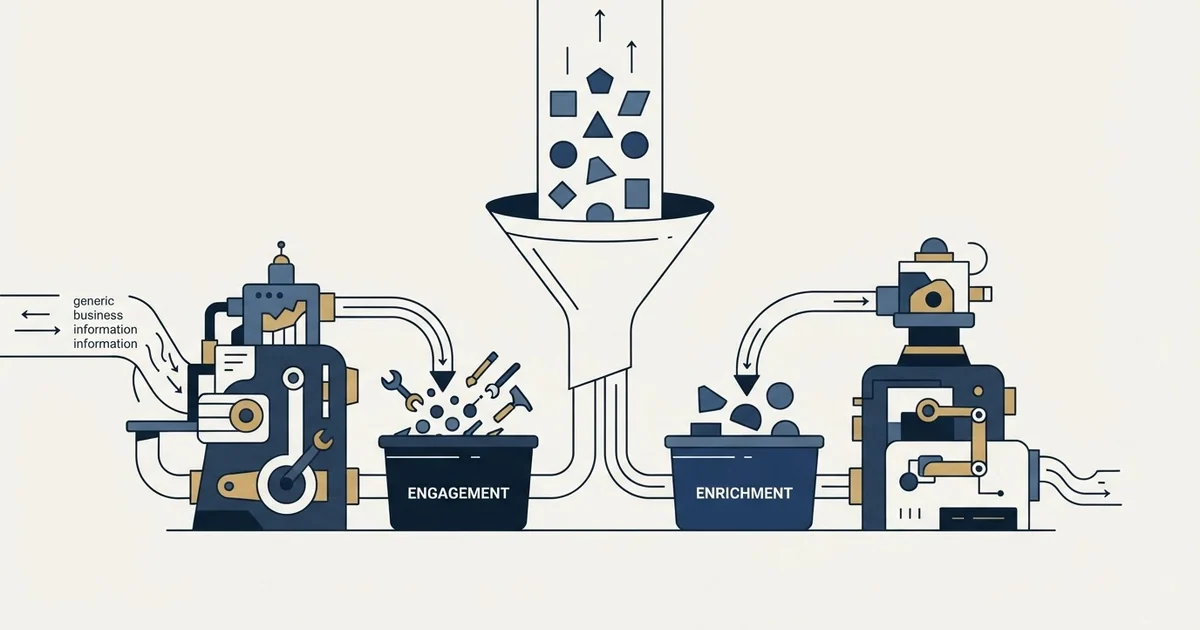 Editorial illustration for Leadspicker vs Lusha