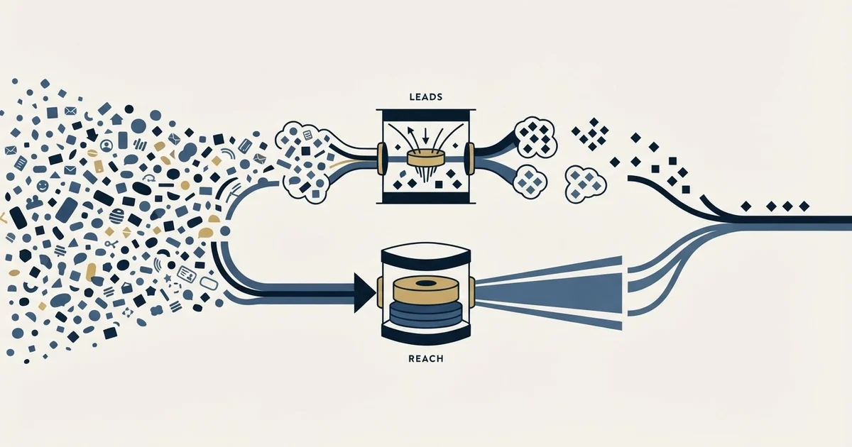 Editorial illustration for Leadspicker vs Manyreach