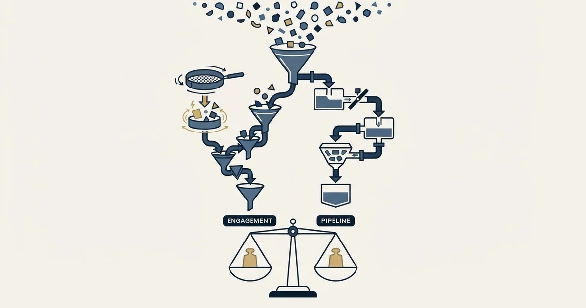 Editorial illustration for Leadspicker vs Pipedrive