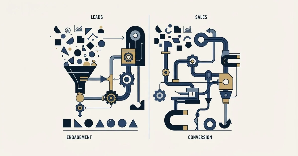 Editorial illustration for Leadspicker vs Salesflow
