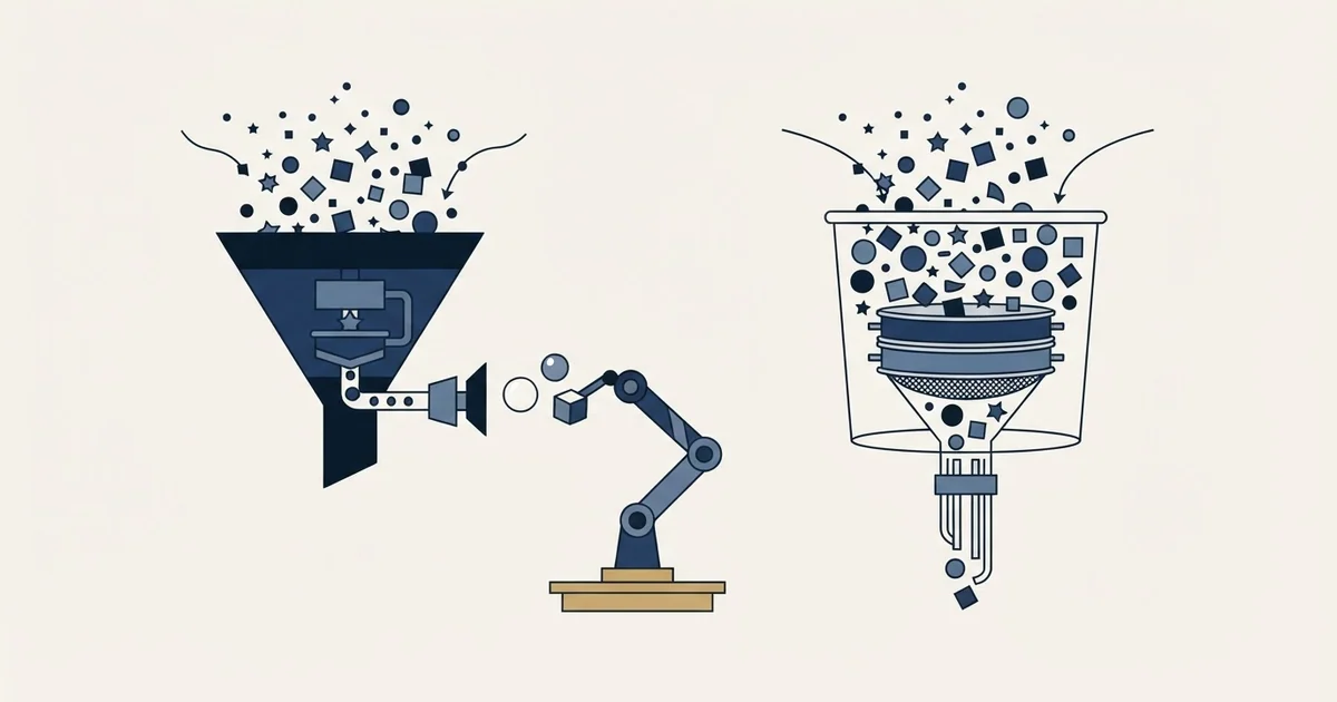Editorial illustration for Leadspicker vs Skrapp.io