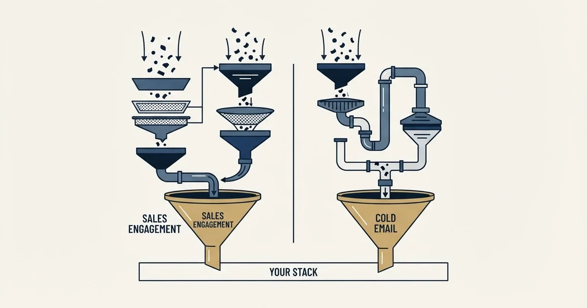 Editorial illustration for Leadspicker vs SmartReach.io
