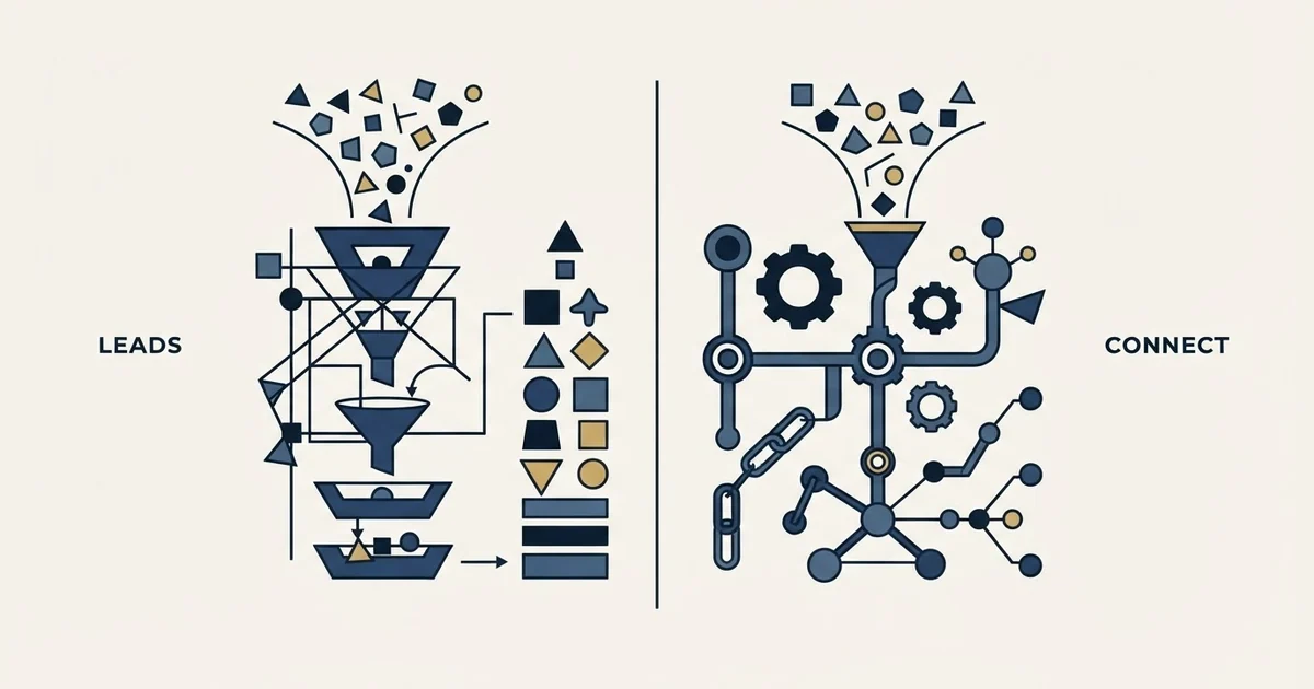 Editorial illustration for Leadspicker vs We-Connect