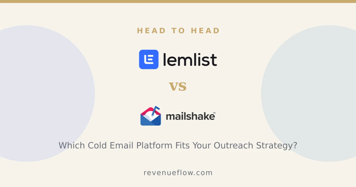 Branded cover: Lemlist vs Mailshake: Which Cold Email Platform Fits Your Outreach Strategy?