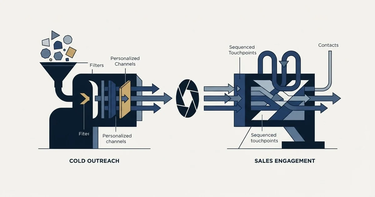 Editorial illustration for Lemlist vs Salesflow
