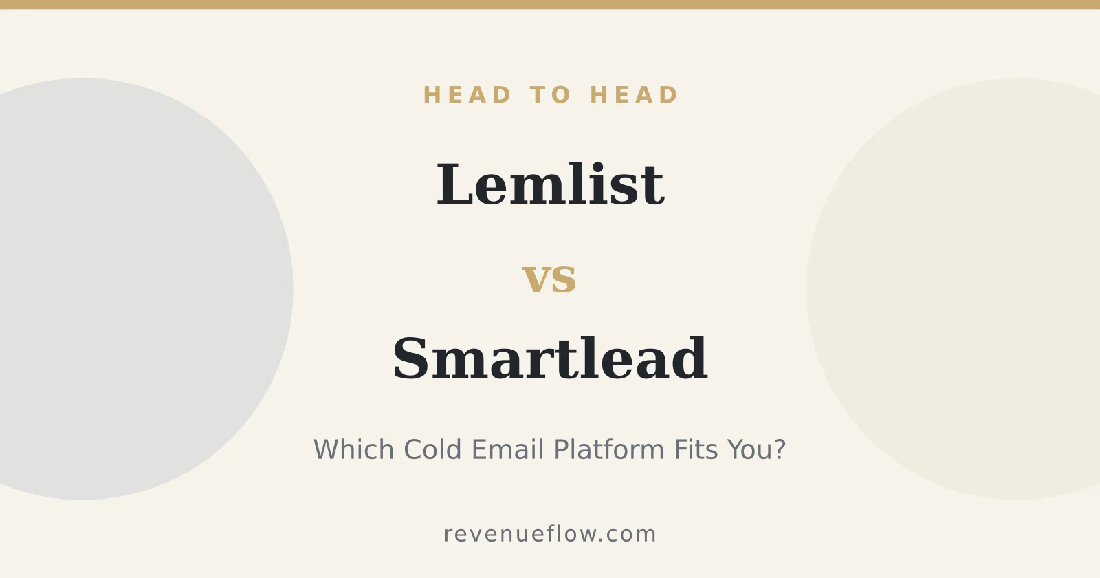 Branded cover: Lemlist vs Smartlead: Which Cold Email Platform Fits Your Outreach Strategy?