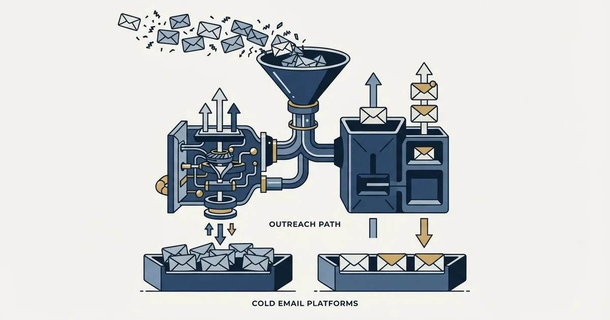 Editorial illustration for Lemlist vs Warmforge