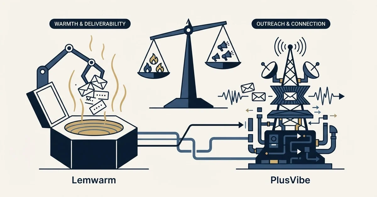 Editorial illustration for Lemwarm vs PlusVibe