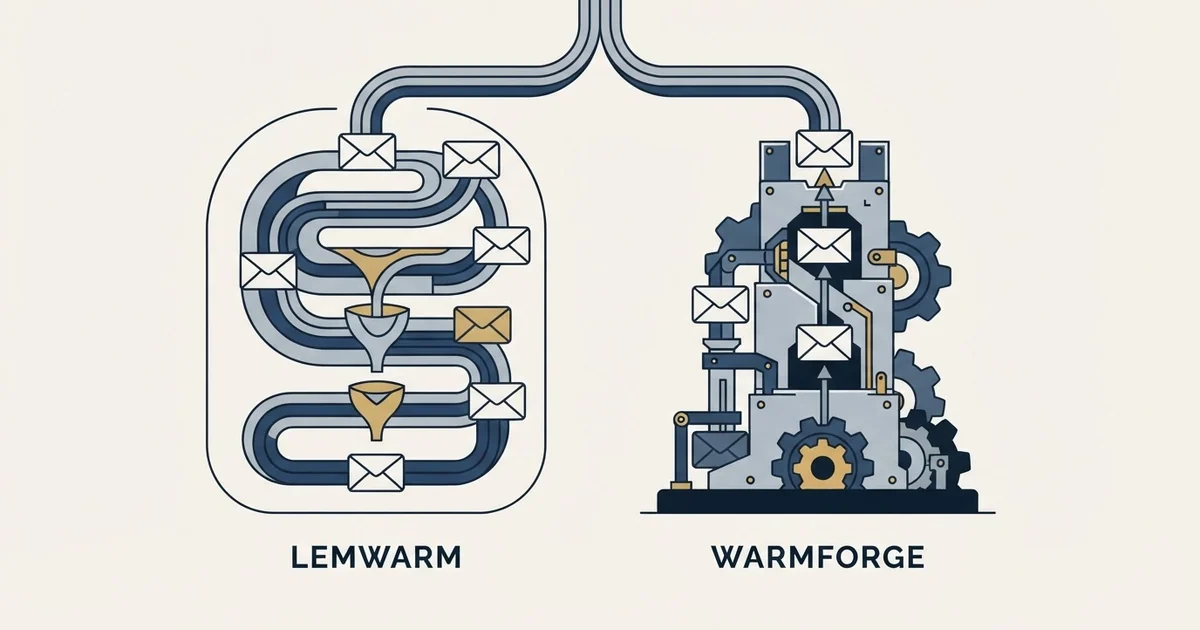 Editorial illustration for Lemwarm vs Warmforge