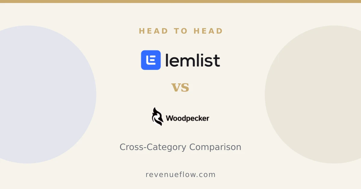 Branded cover: Lemwarm vs Woodpecker: Cross-Category Comparison