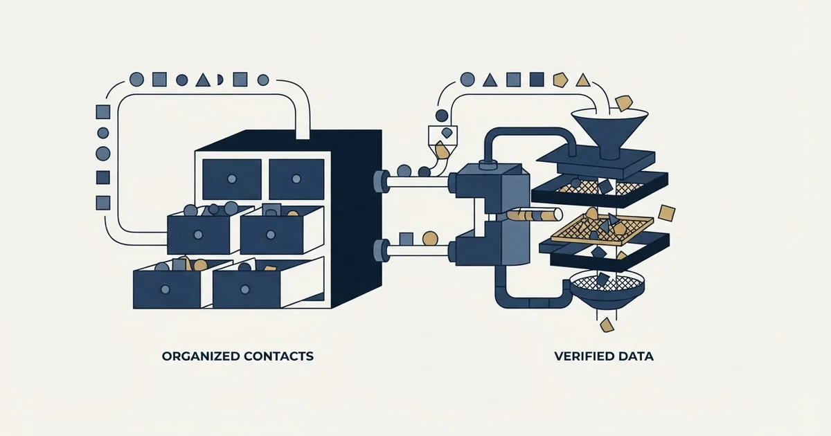Editorial illustration for Less Annoying CRM vs NeverBounce