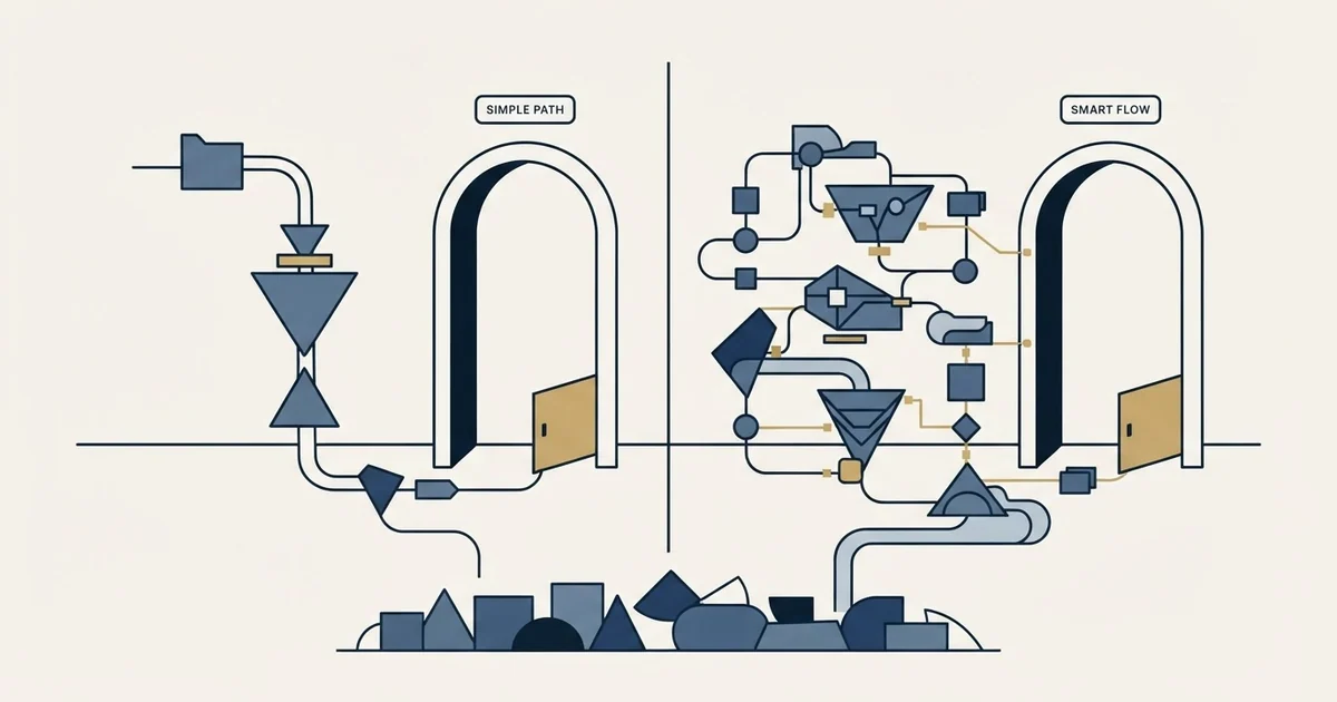 Editorial illustration for Less Annoying CRM vs Salesflare