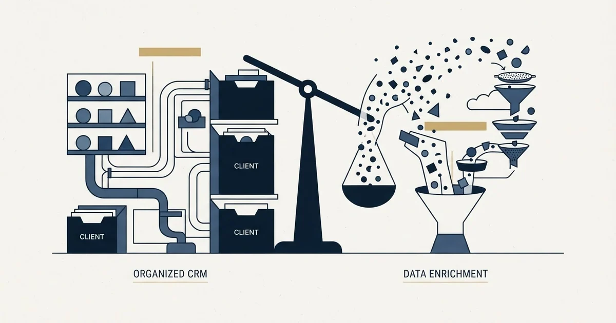 Editorial illustration for Less Annoying CRM vs SignalHire