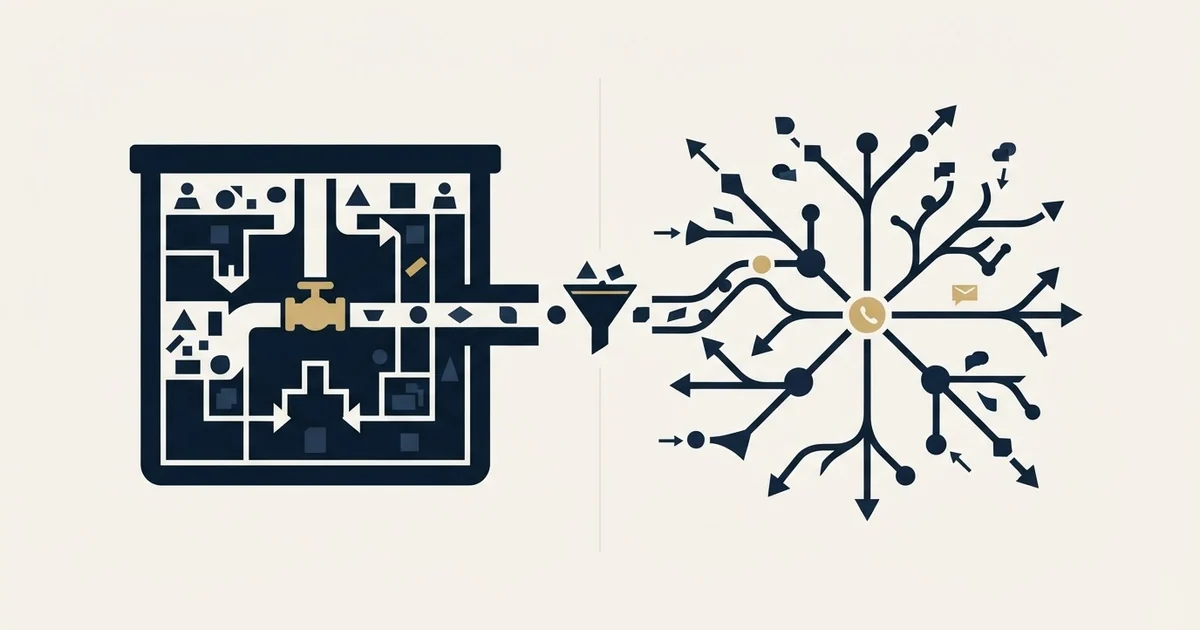 Editorial illustration for Less Annoying CRM vs Skylead