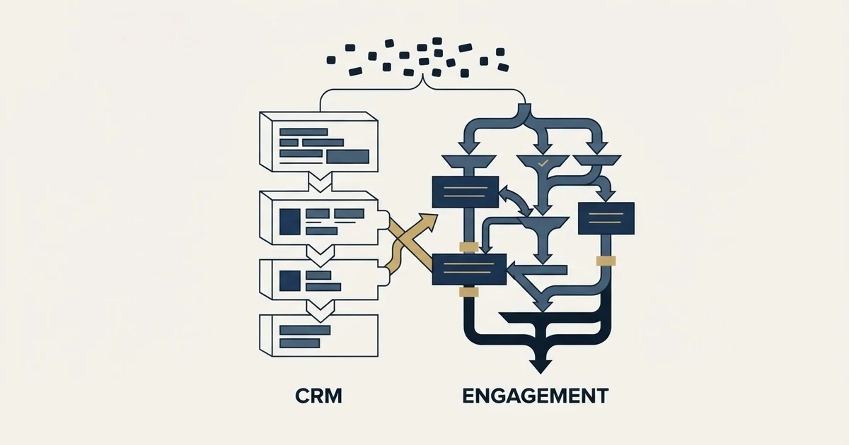 Editorial illustration for Less Annoying CRM vs Zeliq