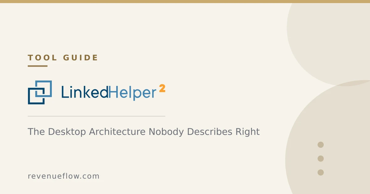 Branded cover: Linked Helper: The Desktop Architecture Nobody Describes Right
