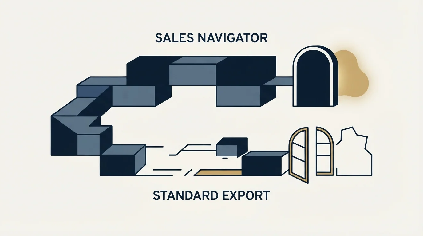 Section illustration: Sales Navigator is a different question with a firmer answer