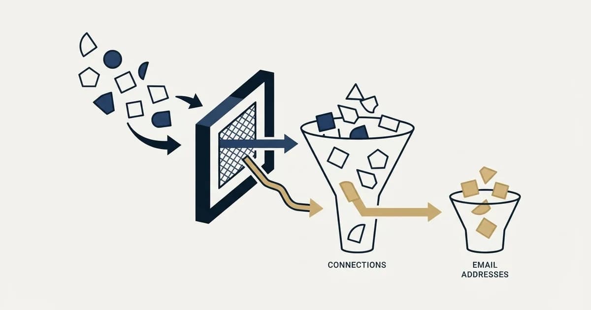 Editorial illustration for Export LinkedIn Contacts