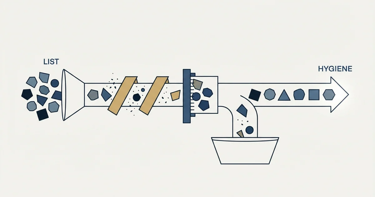 Editorial illustration for List Hygiene