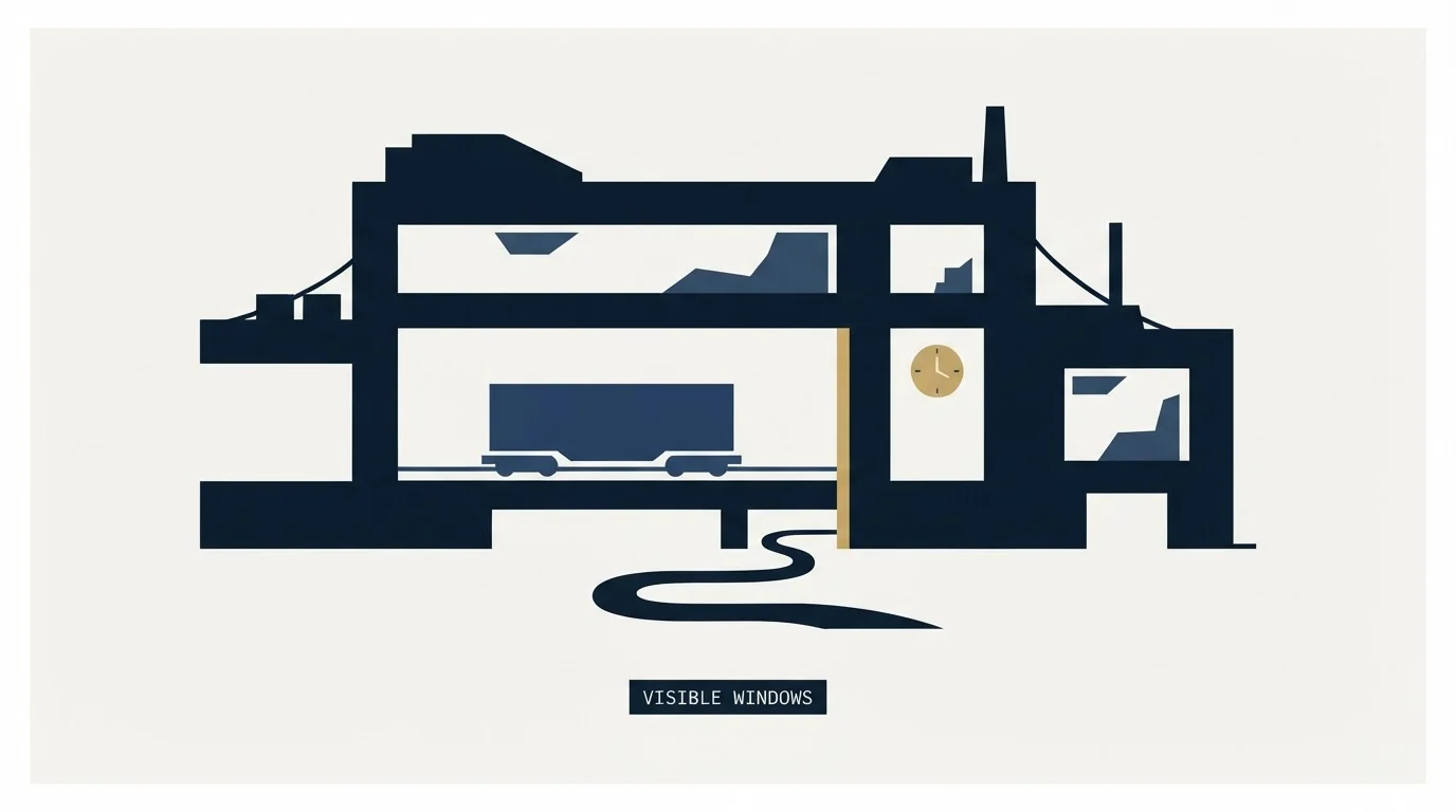 Section illustration: The windows are real and mostly public
