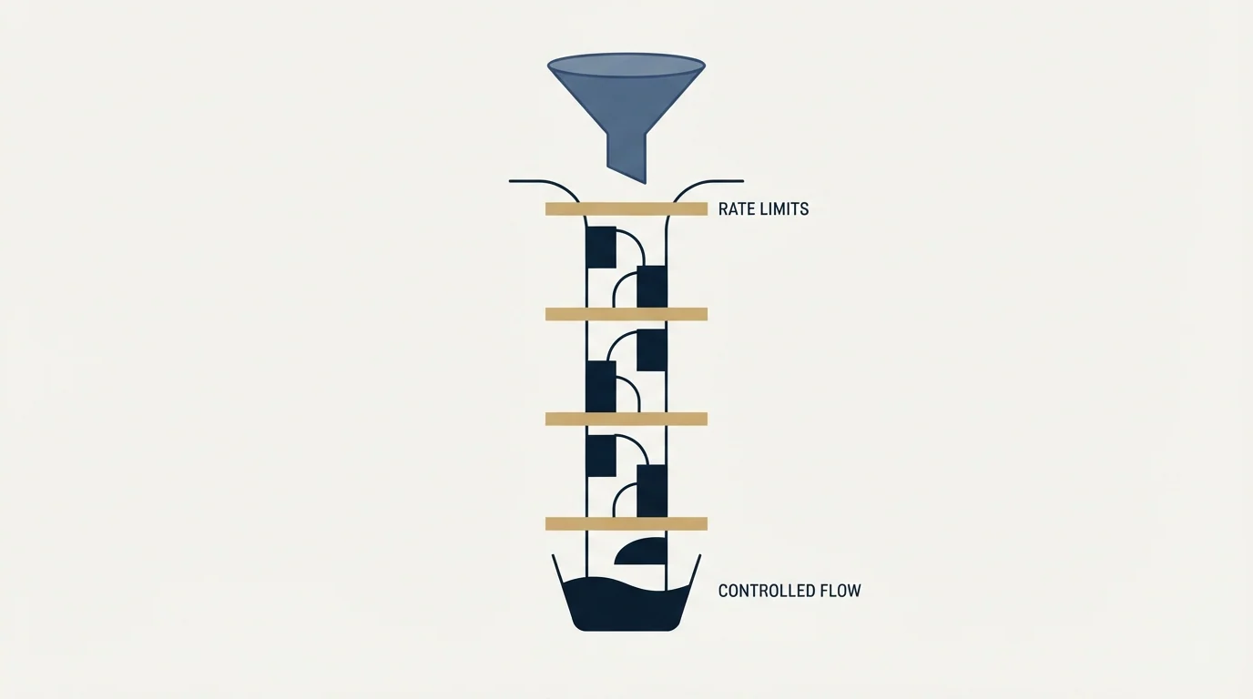 Section illustration: Waterfall Reveal, and the part you do not control