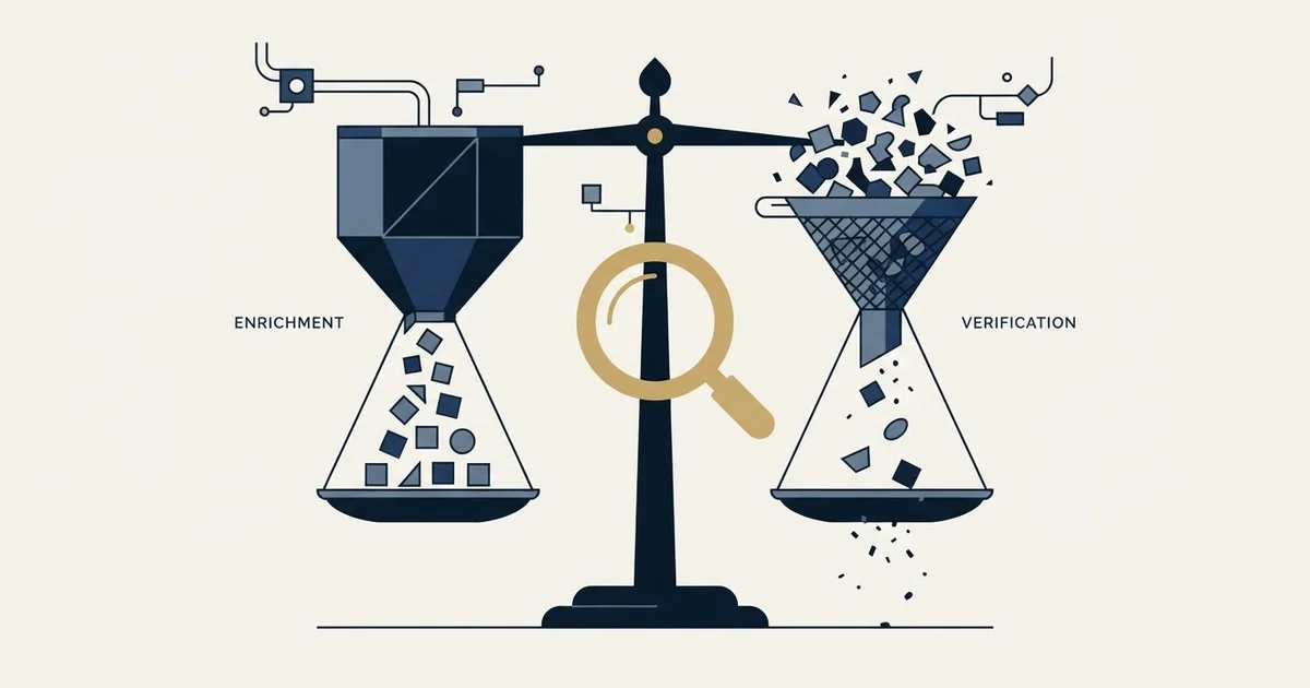 Editorial illustration for Lusha vs MillionVerifier