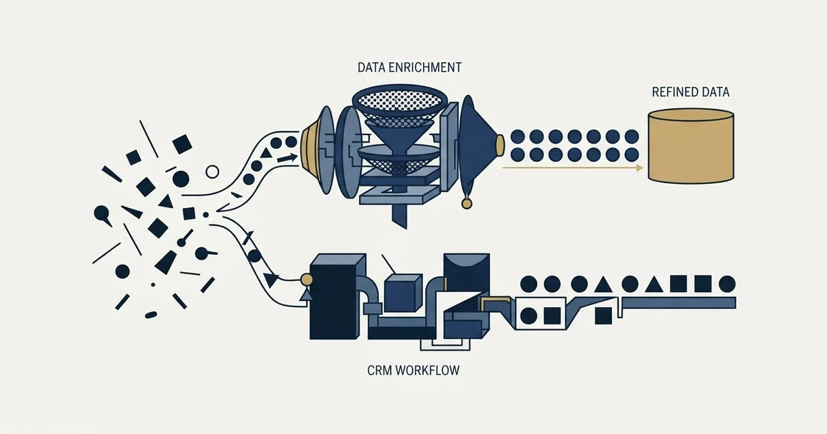 Editorial illustration for Lusha vs OnePageCRM