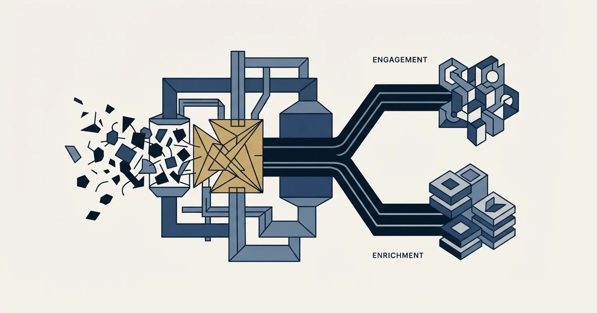 Editorial illustration for Lusha vs Salesforge