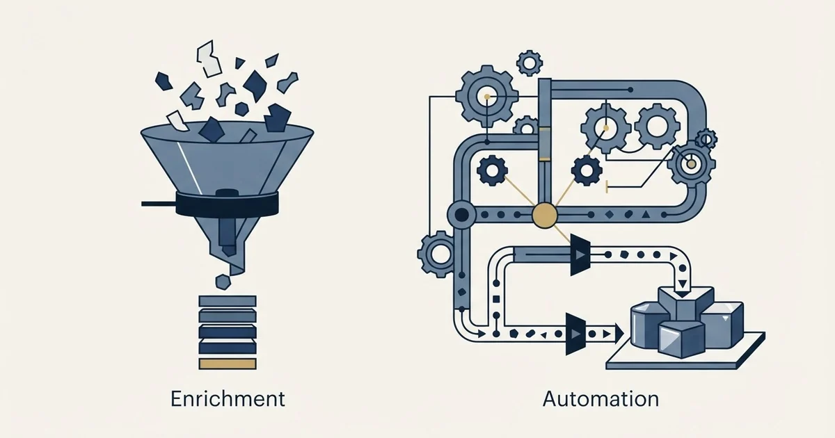 Editorial illustration for Lusha vs Salesmate