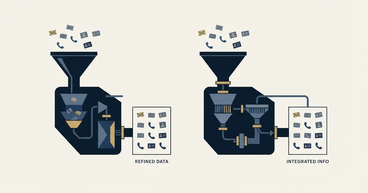 Editorial illustration for Lusha vs Skrapp.io