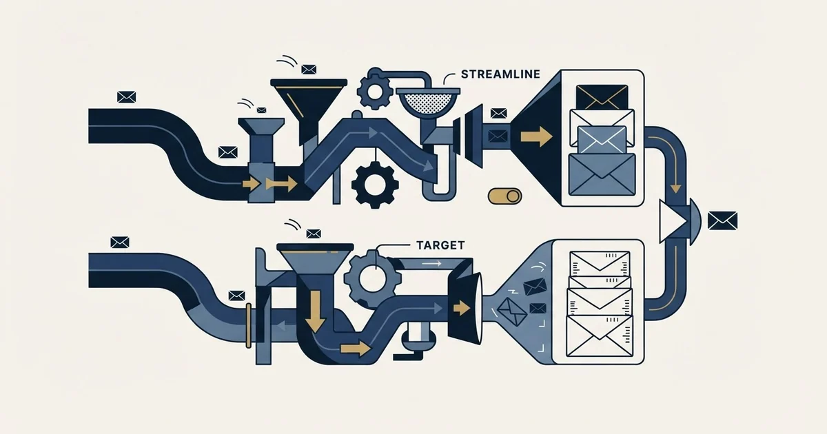 Editorial illustration for Mailarrow vs MailRush.io