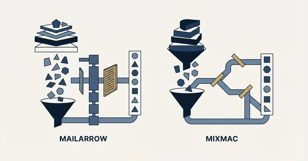 Editorial illustration for Mailarrow vs Mixmax