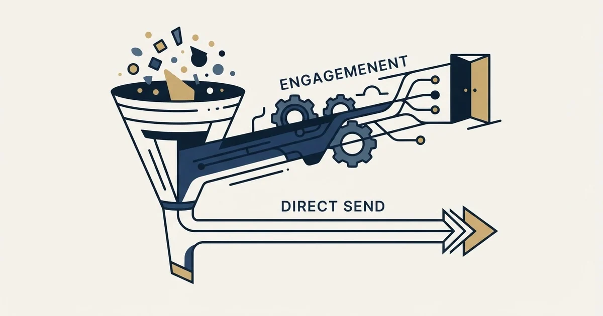 Editorial illustration for Mailarrow vs Skylead