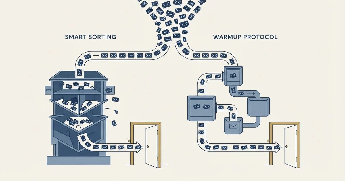 Editorial illustration for Mailarrow vs Warmbox