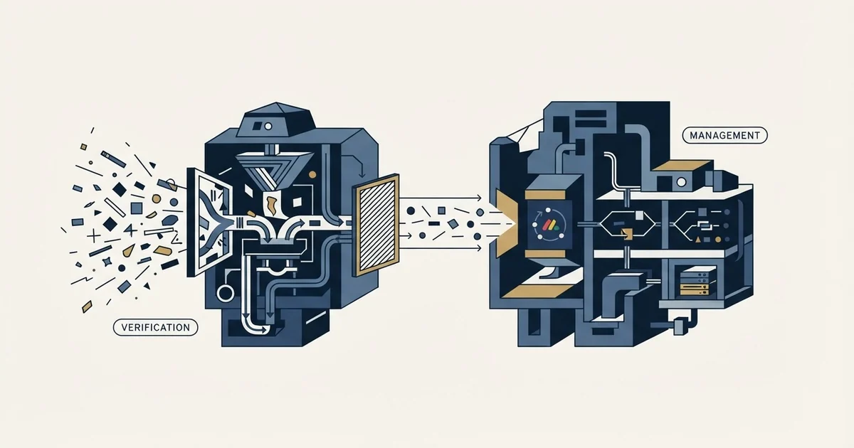 Editorial illustration for MailerCheck vs Monday CRM