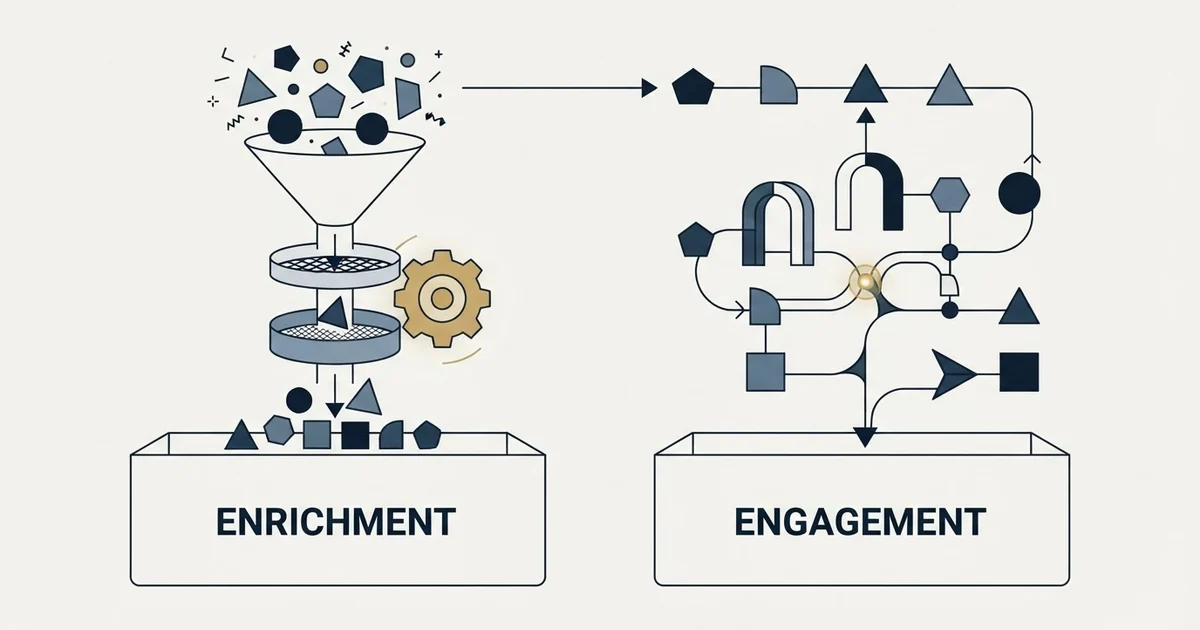 Editorial illustration for MailerCheck vs Overloop AI