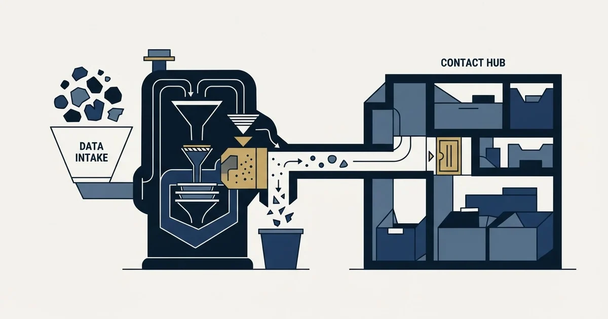 Editorial illustration for MailerCheck vs Pipeline CRM